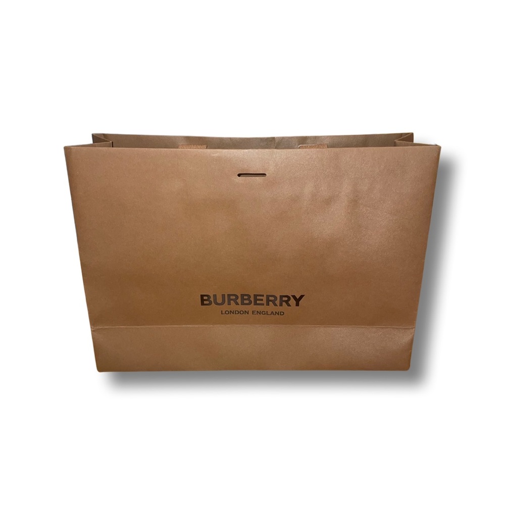 Empty Authentic Brown Burberry Bag